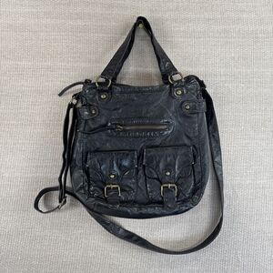 Y2K Vintage Mossimo Black Shoulder Bag Purse Grunge Goth 2000s Crossbody